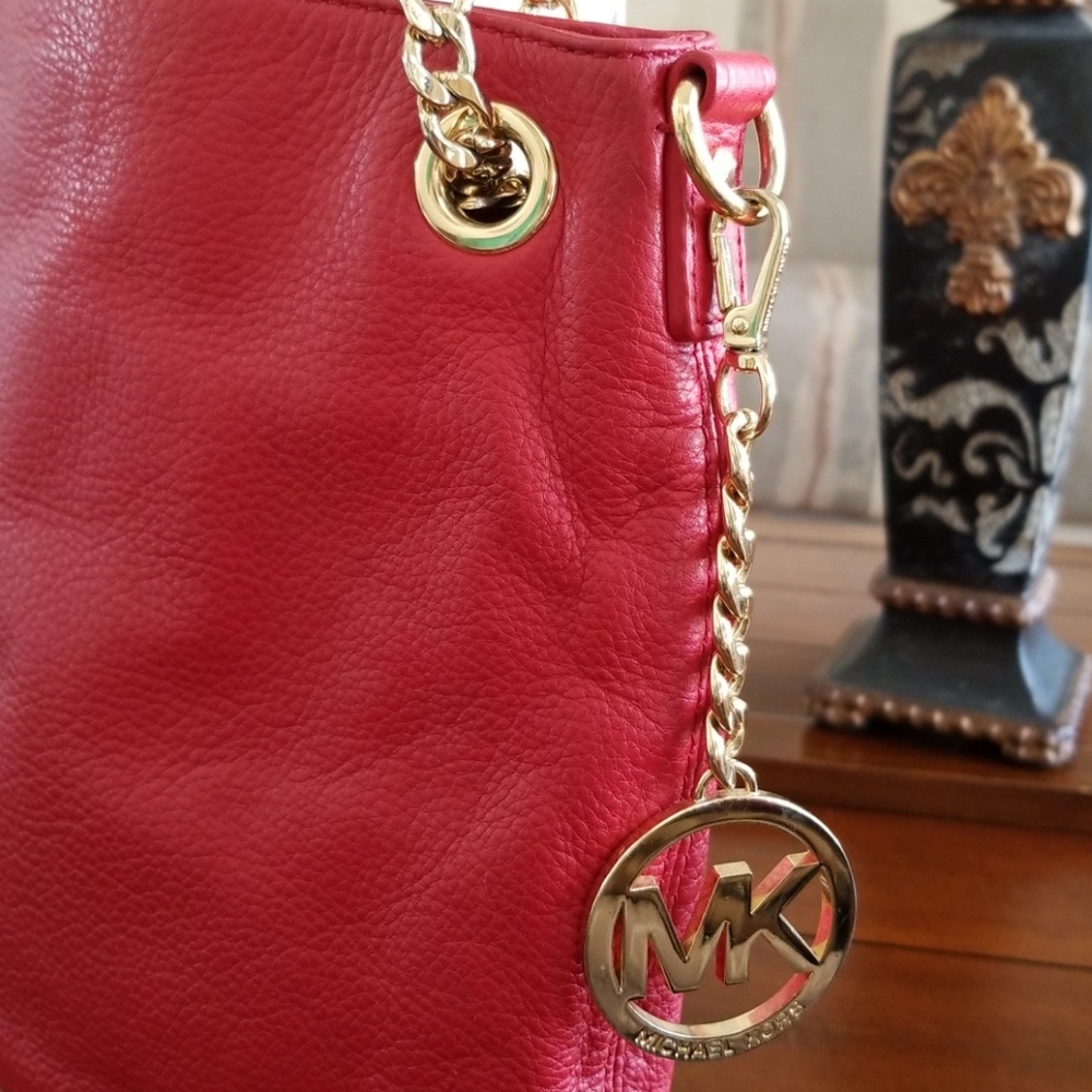 💋 MICHAEL KORS RED BAG - Picture 4 of 8